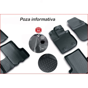 Covoare cauciuc stil tavita VW Touran II 2015-> ( 3D 0513, A10 )