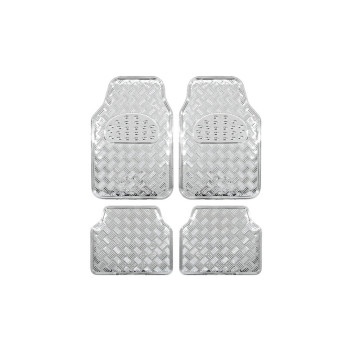 Covoare auto universale interior aluminiu argintiu  