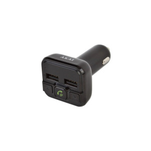 Modulator FM Akai , Bluetooth, USB, Micro SD Card reader, functie incarcator telefon, microfon incorporat, egalizator
