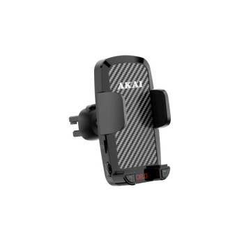 Suport telefon cu functie de transmitator FM incarcator si functie de blueooth AKAI Suport telefon cu functie de transmitator FM incarcator si functie de blueooth AKAI