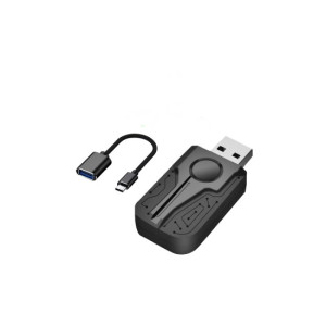 Adaptor wireless CarPlay si Android Auto 2 in 1 compatibil iOS si Android