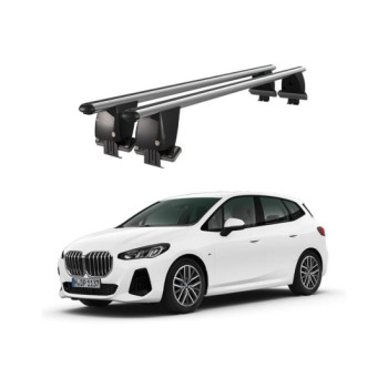 Bare transversale portbagaj auto aluminiu compatibile plafon neted BMW Seria 2 Active Tourer U06 2021-> argintii sau negre