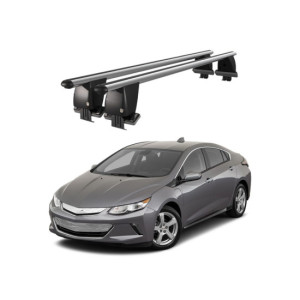 Bare transversale portbagaj auto aluminiu compatibile plafon neted Chevrolet Volt 2010-2015 argintii sau negre