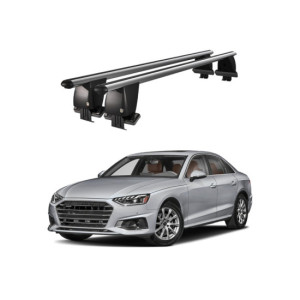 Bare transversale portbagaj auto aluminiu compatibile plafon neted Audi A4 B9 8W 2019-> argintii sau negre