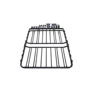 Portbagaj plafon auto metalic roof rack cu 2 bari transversale incluse 127x101cm