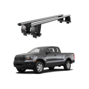 Bare transversale portbagaj auto aluminiu compatibile plafon neted Ford Ranger 2011-> argintii sau negre