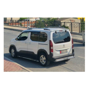Set bare portbagaj longitudinale aluminiu auto compatibile Peugeot Rifter scurt 2019->