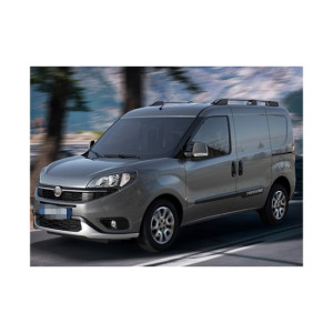 Set bare portbagaj longitudinale aluminiu auto compatibile Fiat Doblo III scurt 2023->