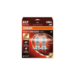 Bec auto H7 12V 55W Night Breaker +220% OSRAM