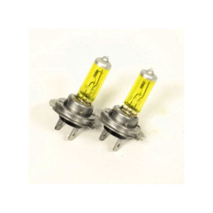 Set 2 becuri halogen H7 12V 55W lumina Galbena ART