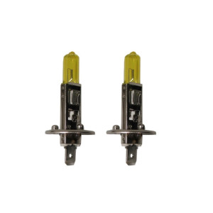 Set 2 becuri halogen H1 12V 55W culoare Galben ART