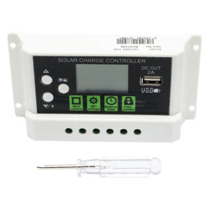 Regulator tensiune pentru panou solar 10A 12V/24V port USB 5V/2A BK87456