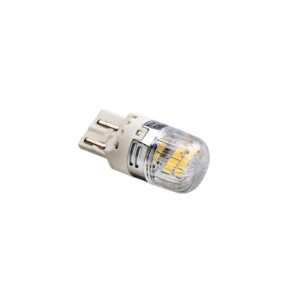 Set 2 becuri auto LED 2 faze T20 7443 W21/5W 16SMD 2835 CANBUS 12-24V 450/100lm lumina alba