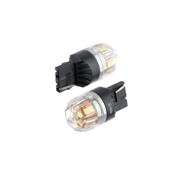 Bec o faza T20 7440 W21W 15SMD 2835 12V CANBUS nonpolar 320 lumen Lumina galbena Bec o faza T20 7440 W21W 15SMD 2835 12V CANBUS nonpolar 320 lumen Lumina galbena