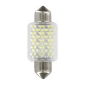 Bec cu LED sofit 27 SMD cu lentila 3D 11x39 ( set 2 buc ) 12V