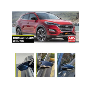 Capace oglinda tip Batman auto compatibile Hyundai Tucson 2018-2020 cu semnalizare in oglinda