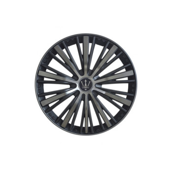 Set 4 capace roti Evo culoare negru gri antracit 16 inch