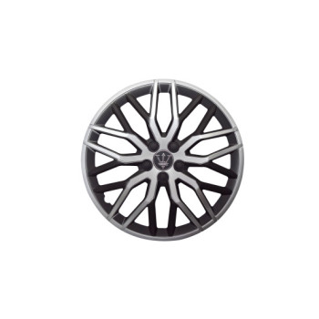 Set 4 capace roti model EVO negru+argintiu 15 Set 4 capace roti model EVO negru+argintiu 15