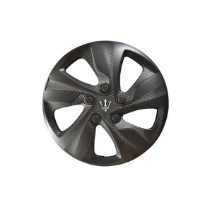 Set 4 capace roti Evo culoare negru mat 15 inch