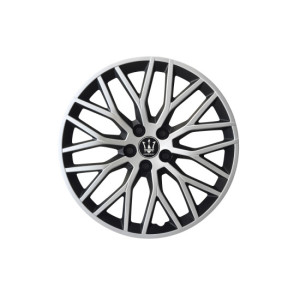 Set 4 capace roti model EVO negru+argintiu 16