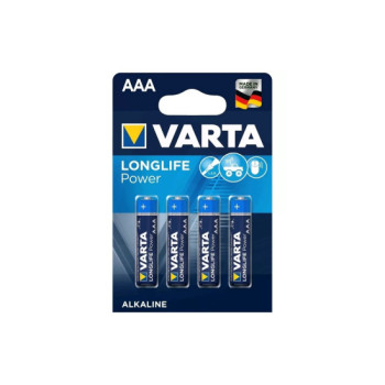 Set 4 baterii Varta LongLife Power AAA R3 1.5V alcaline Set 4 baterii Varta LongLife Power AAA R3 1.5V alcaline