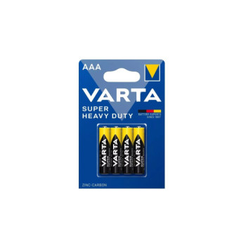Set 4 baterii Varta AAA R3 Zinc-Carbon Super Heavy Duty Set 4 baterii Varta AAA R3 Zinc-Carbon Super Heavy Duty