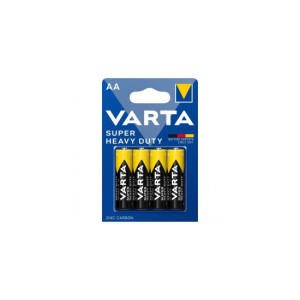 Set 4 baterii Varta AA R6 Zinc-Carbon Super Heavy Duty 