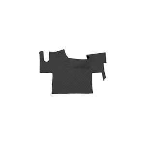 Covor auto imitatie piele dedicat Camion Renault T,podea pe dou? nivele,Cutie automata Negru/Rosu