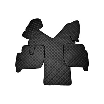 Covor auto imitatie piele dedicat Camion Iveco Stralis ,Cutie automata Negru/Rosu Covor auto imitatie piele dedicat Camion Iveco Stralis ,Cutie automata Negru/Rosu