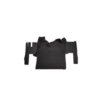 Covor auto imitatie piele dedicat Camion Volvo FH3 2002 - 2012 cutie automata Negru/Rosu Covor auto imitatie piele dedicat Camion Volvo FH3 2002 - 2012 cutie automata Negru/Rosu