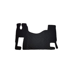 Covor auto imitatie piele dedicat Camion Mercedes Actros MP3,podea plat? ,Cutie automata Negru/Rosu