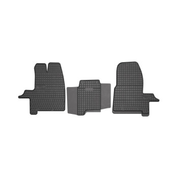 Covoare interior cauciuc El Toro compatibile Ford Tourneo Custom I Van 2012-2021 Randul 1 sofer + pasager