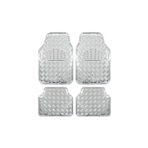 Covoare auto universale interior aluminiu argintiu