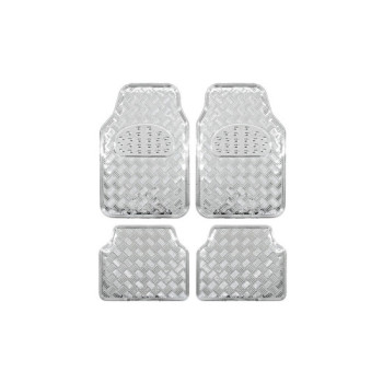 Covoare auto universale interior aluminiu argintiu