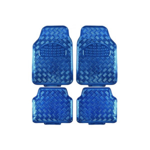 Covoare auto universale interior aluminiu albastru