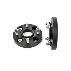 Distantier janta auto 30 mm 5x100 centrare 57.1 prindere dubla cu prezoane incluse negru