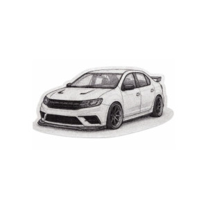 Abtibild Model Dacia Logan sport auto decorativ pentru exterior 