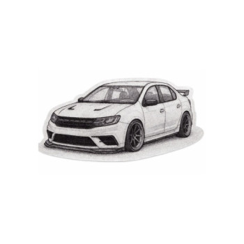 Abtibild Model Dacia Logan sport auto decorativ pentru exterior Abtibild Model Dacia Logan sport auto decorativ pentru exterior