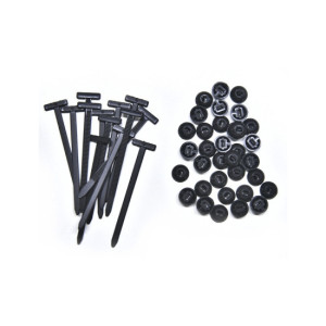 Set 50 coliere tip clipsuri universale pentru fixare cabluri auto 