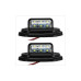 Set 2 lampi numar carcasa neagra lumina:alba - 12V-24V (Set 2 buc) 