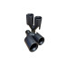 Ornament toba dubla negru mat dreapta - stanga intrare 60mm Ornament toba dubla negru mat dreapta - stanga intrare 60mm