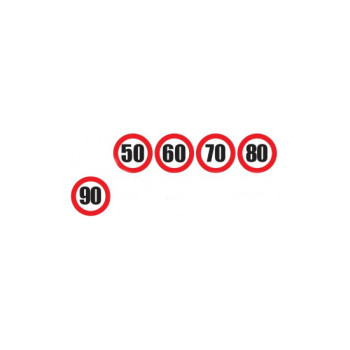 Abtibild reflectorizant limita viteza pentru camion – 50, 60, 70, 80, 90 km-h – diametru 18.8 cm Abtibild reflectorizant limita viteza pentru camion – 50, 60, 70, 80, 90 km-h – diametru 18.8 cm