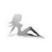 Ornament geam cu ventuza model silueta cromata Ornament geam cu ventuza model silueta cromata