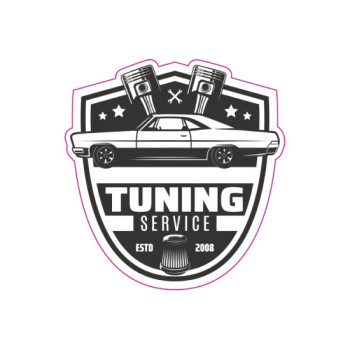 Abtibild RETRO TUNING SERVICE 