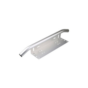 Bullbar aluminiu tip suport numar si proiectoare argintiu 