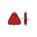 Lampa stop frana LED F1 lumina rosie 12V 