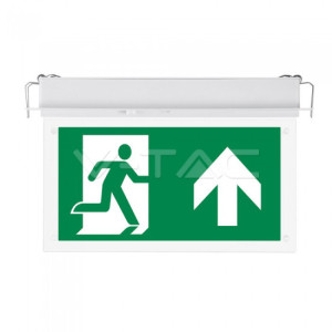 Lampa Exit LED 2W Montaj Incastrat 6000K 