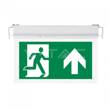 Lampa Exit LED 2W Montaj Incastrat 6000K 