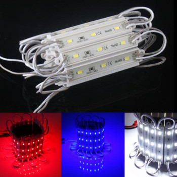 Modul 3 SMD 5730 0.72W 12V lumina albastra Modul 3 SMD 5730 0.72W 12V lumina albastra