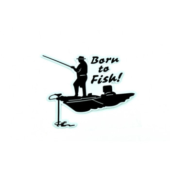 Abtibild Born To Fish 